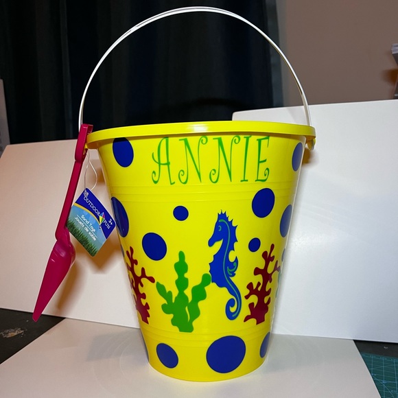 Other - Personalized Beach Pail w/Shovel